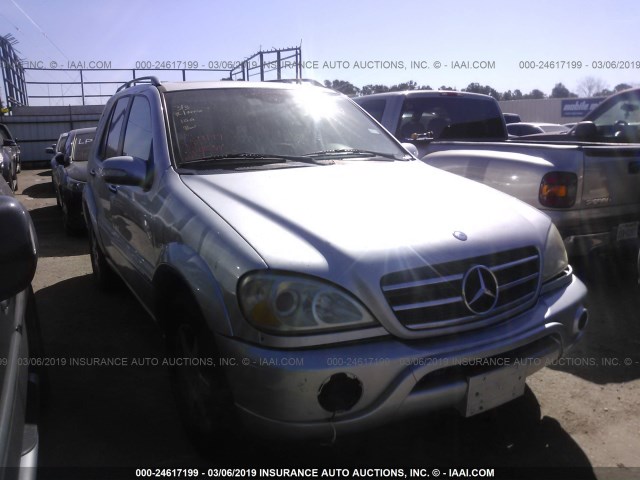 4JGAB75E63A379057 - 2003 MERCEDES-BENZ ML 500 SILVER photo 1