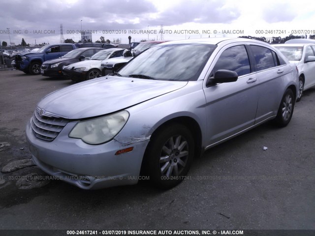 1C3LC46R38N195936 - 2008 CHRYSLER SEBRING LX SILVER photo 2