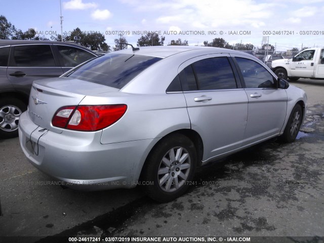 1C3LC46R38N195936 - 2008 CHRYSLER SEBRING LX SILVER photo 4