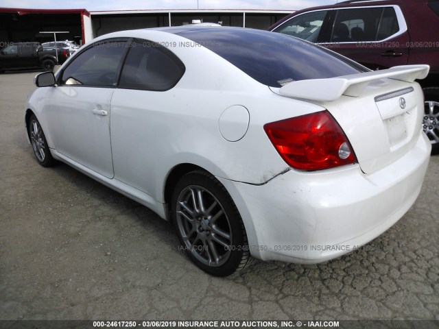 JTKDE167380267070 - 2008 TOYOTA SCION TC WHITE photo 3