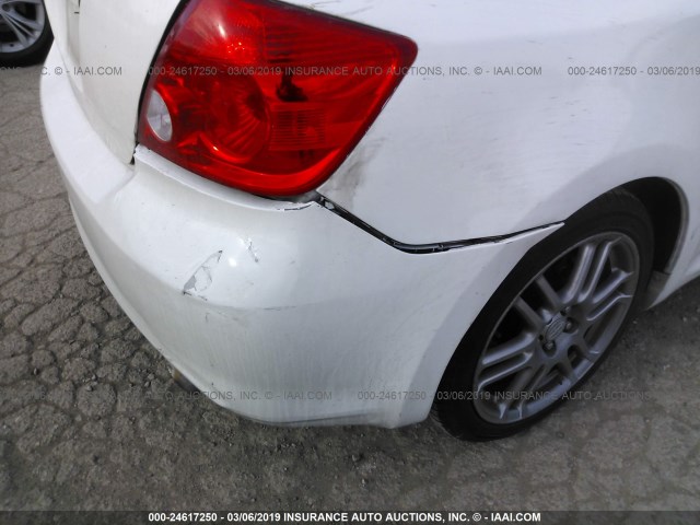 JTKDE167380267070 - 2008 TOYOTA SCION TC WHITE photo 6