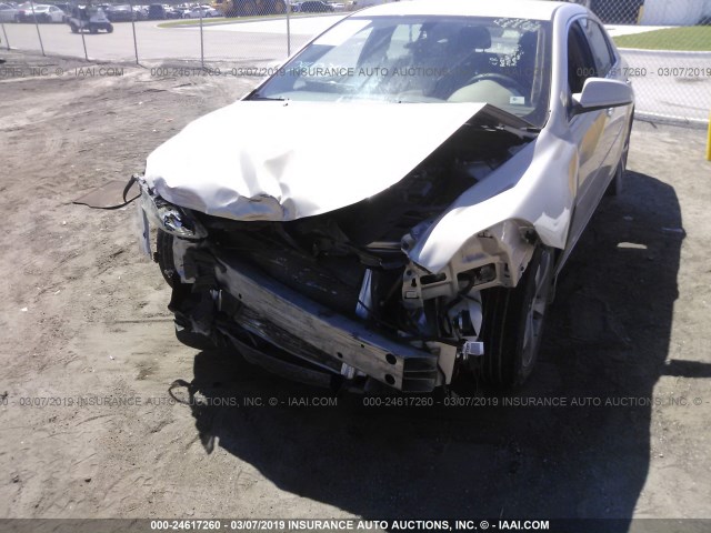 1G1ZC5E17BF217258 - 2011 CHEVROLET MALIBU 1LT 银色 照片 6