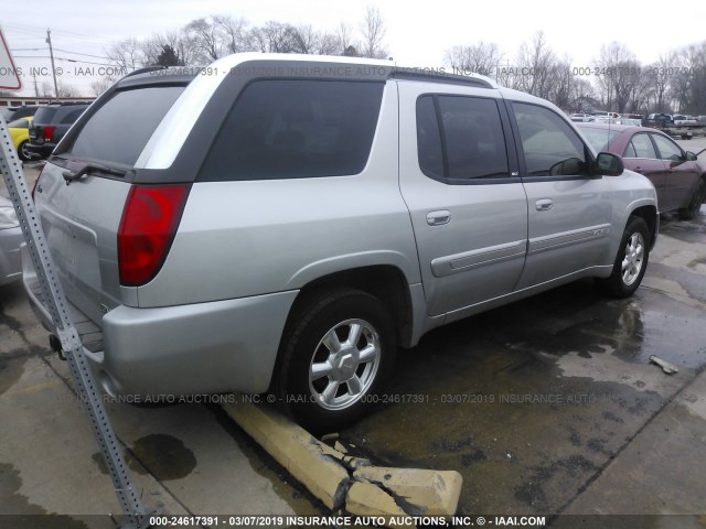 1GKET12S146173888 - 2004 GMC ENVOY XUV SILVER photo 4