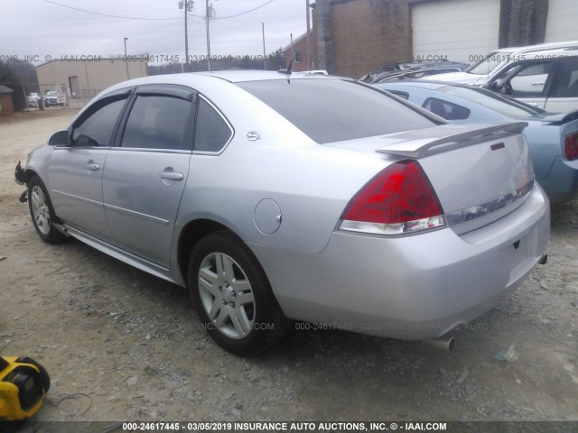 2G1WC57MX91141885 - 2009 CHEVROLET IMPALA 2LT SILVER photo 3