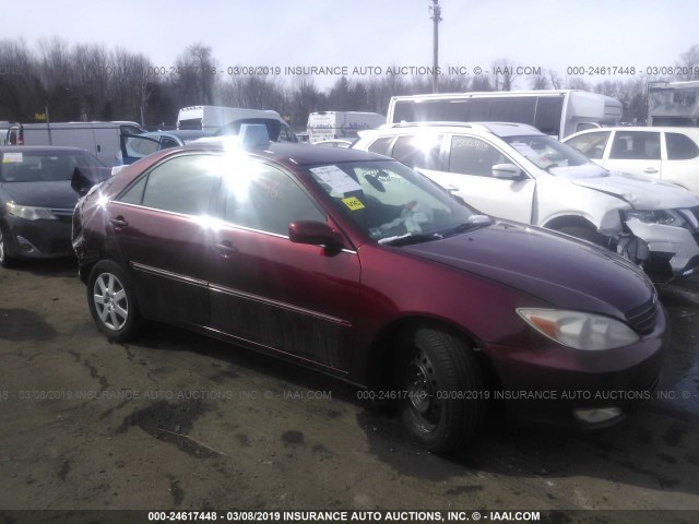4T1BE30K03U124694 - 2003 TOYOTA CAMRY LE/XLE/SE RED photo 1
