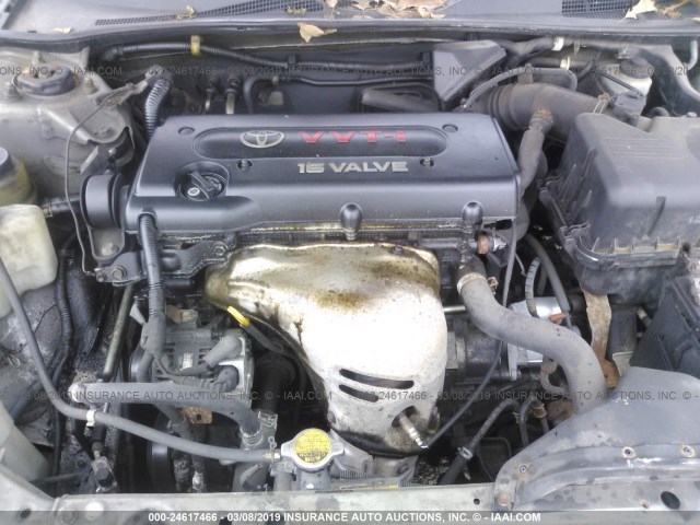 4T1BE32KX3U119306 - 2003 TOYOTA CAMRY LE/XLE/SE SILVER photo 10