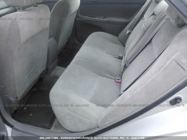4T1BE32KX3U119306 - 2003 TOYOTA CAMRY LE/XLE/SE SILVER photo 8