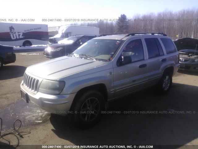 1J4GW48S64C337636 - 2004 JEEP GRAND CHEROKEE LAREDO/COLUMBIA/FREEDOM 银色 照片 2