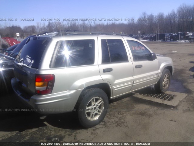 1J4GW48S64C337636 - 2004 JEEP GRAND CHEROKEE LAREDO/COLUMBIA/FREEDOM 银色 照片 4