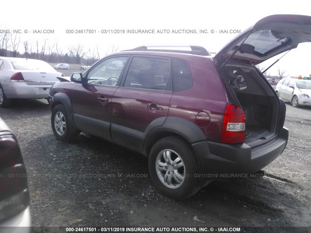 KM8JN12D96U341115 - 2006 HYUNDAI TUCSON GLS/LIMITED 栗色 照片 3