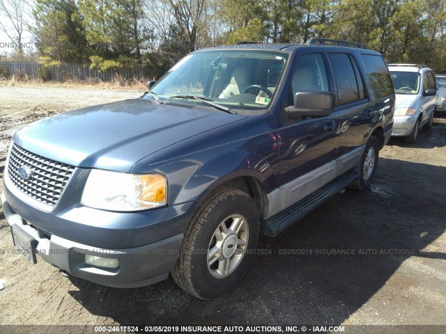 1FMPU16596LA60227 - 2006 FORD EXPEDITION XLT Dark Blue photo 2