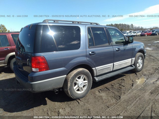 1FMPU16596LA60227 - 2006 FORD EXPEDITION XLT Dark Blue photo 4