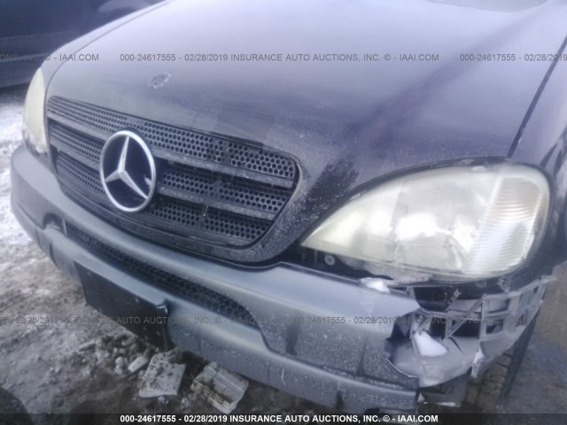 4JGAB54E2XA091550 - 1999 MERCEDES-BENZ ML 320 BLACK photo 6