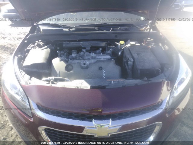1G11C5SL6FF217356 - 2015 CHEVROLET MALIBU 1LT მუქწითელი ფოტო 10
