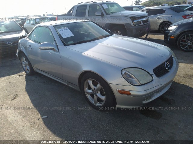 WDBKK65F33F273730 - 2003 MERCEDES-BENZ SLK 320 SILVER photo 1