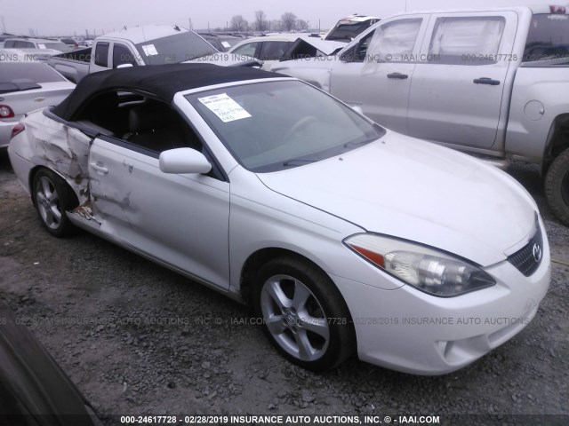 4T1FA38P36U071085 - 2006 TOYOTA CAMRY SOLARA SE/SLE WHITE photo 1