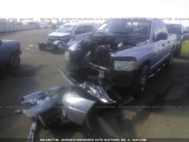 3D7KA28D24G109382 - 2004 DODGE RAM 2500 ST/SLT 银色 照片 2