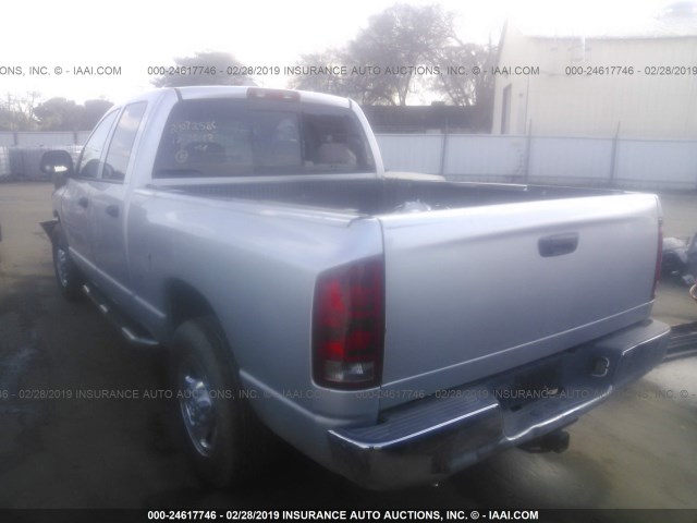 3D7KA28D24G109382 - 2004 DODGE RAM 2500 ST/SLT 银色 照片 3