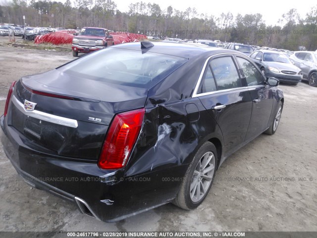 1G6AR5SS2K0101455 - 2019 CADILLAC CTS LUXURY BLACK photo 4