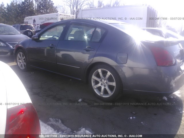 1N4BA41E87C849749 - 2007 NISSAN MAXIMA SE/SL GRAY photo 3