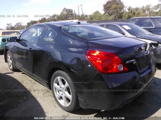 1N4BL24E88C141481 - 2008 NISSAN ALTIMA 3.5SE BLACK photo 3