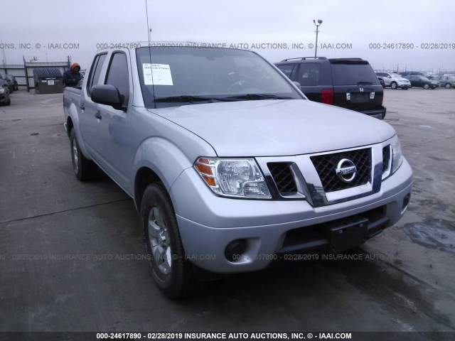 1N6AD0ERXCC478958 - 2012 NISSAN FRONTIER SILVER photo 1