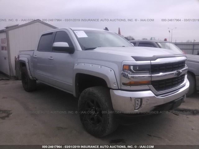 3GCUKREC4HG394368 - 2017 CHEVROLET SILVERADO K1500 LT SILVER photo 1