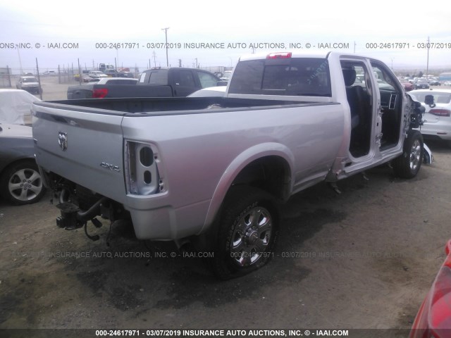 3C6UR5KL7JG328418 - 2018 RAM 2500 LARAMIE SILVER photo 4