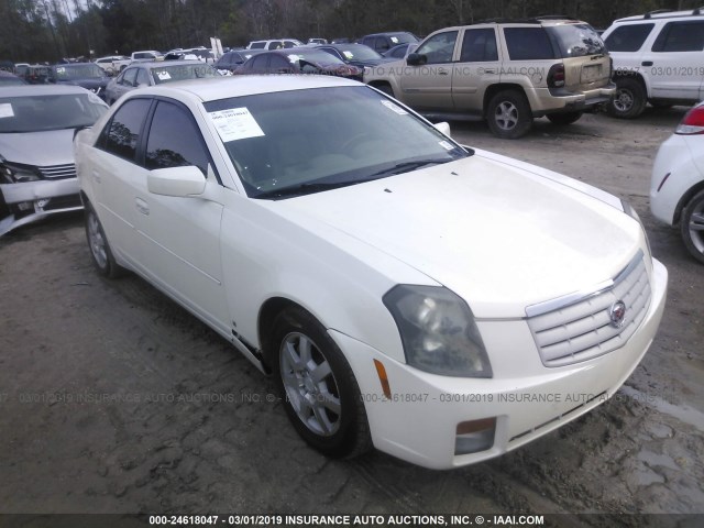 1G6DP577760173698 - 2006 CADILLAC CTS HI FEATURE V6 WHITE photo 1