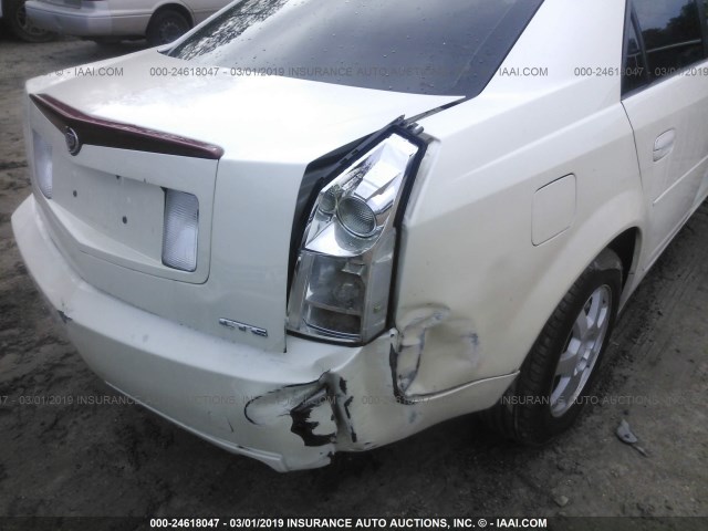 1G6DP577760173698 - 2006 CADILLAC CTS HI FEATURE V6 WHITE photo 6