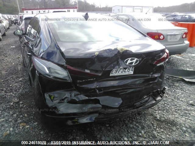 5NPD84LF8HH156674 - 2017 HYUNDAI ELANTRA SE/VALUE/LIMITED BLACK photo 6