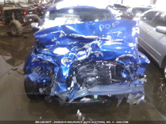 3GNDA23D76S600970 - 2006 CHEVROLET HHR LT BLUE photo 6