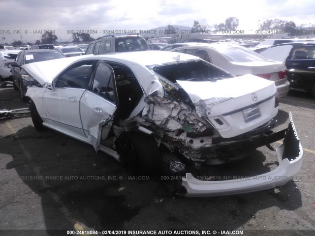 WDDHF5KB9DA726247 - 2013 MERCEDES-BENZ E 350 WHITE photo 3