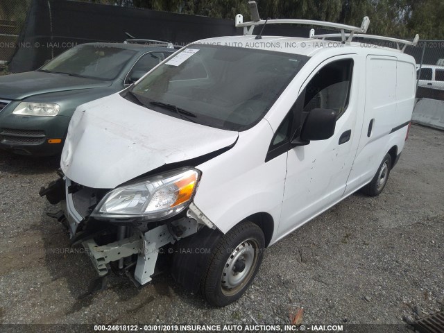 3N6CM0KN9HK708355 - 2017 NISSAN NV200 2.5S/2.5SV WHITE photo 2