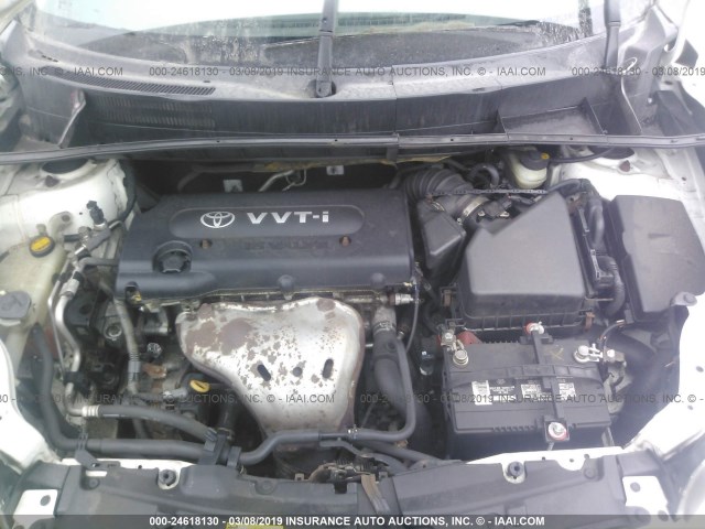 JTLKE50E091061489 - 2009 TOYOTA SCION XB თეთრი ფოტო 10