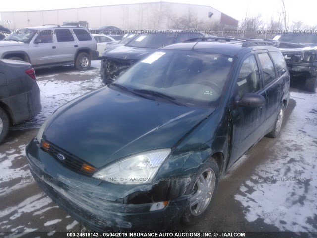 1FAFP36391W284810 - 2001 FORD FOCUS SE/SE COMFORT GREEN photo 2