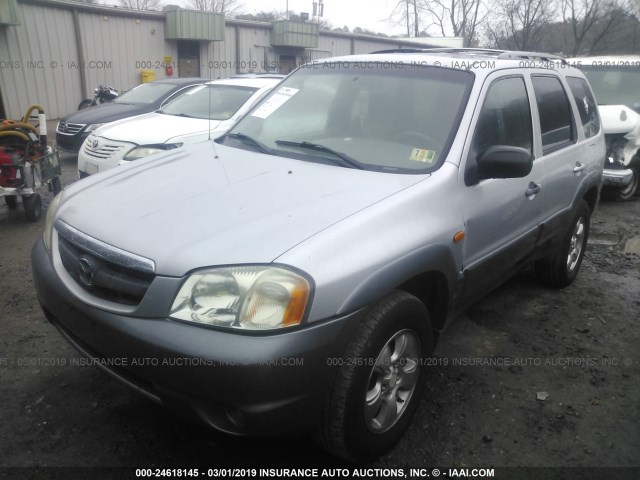 4F2CU09191KM64486 - 2001 MAZDA TRIBUTE LX/ES SILVER photo 2