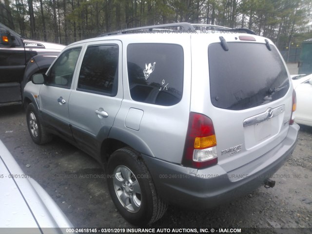 4F2CU09191KM64486 - 2001 MAZDA TRIBUTE LX/ES SILVER photo 3