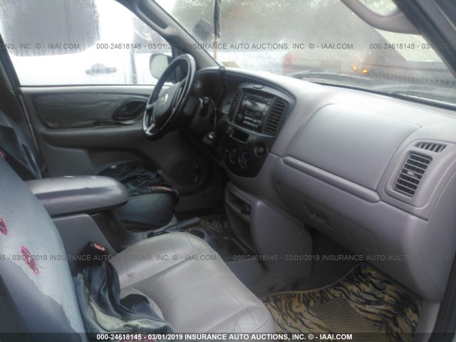 4F2CU09191KM64486 - 2001 MAZDA TRIBUTE LX/ES SILVER photo 5