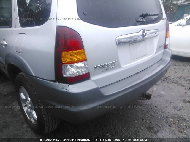 4F2CU09191KM64486 - 2001 MAZDA TRIBUTE LX/ES SILVER photo 6