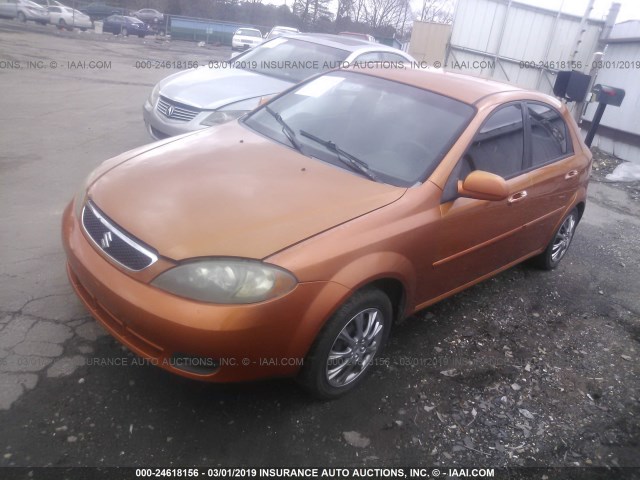 KL5JD66Z37K561136 - 2007 SUZUKI RENO CONVENIENCE ORANGE photo 2