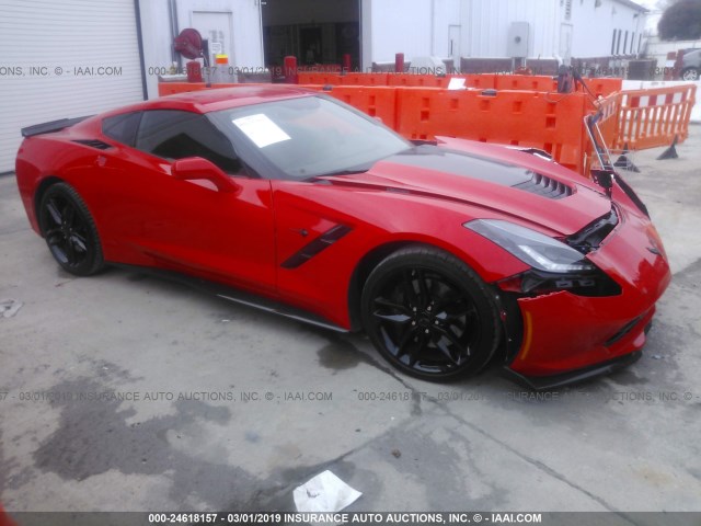 1G1YH2D73H5109493 - 2017 CHEVROLET CORVETTE STINGRAY/1LT/Z51 RED photo 1