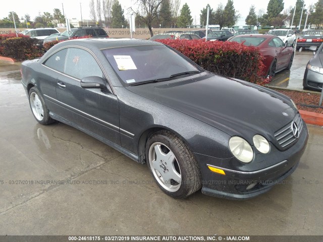 WDBPJ75J92A030390 - 2002 MERCEDES-BENZ CL 500 BLACK photo 1