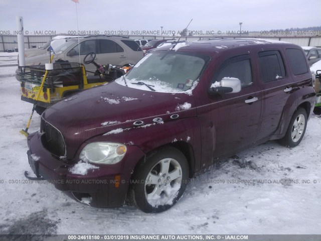 3GNDA23D56S673450 - 2006 CHEVROLET HHR LT RED photo 2