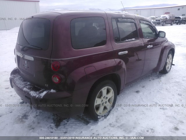 3GNDA23D56S673450 - 2006 CHEVROLET HHR LT RED photo 4