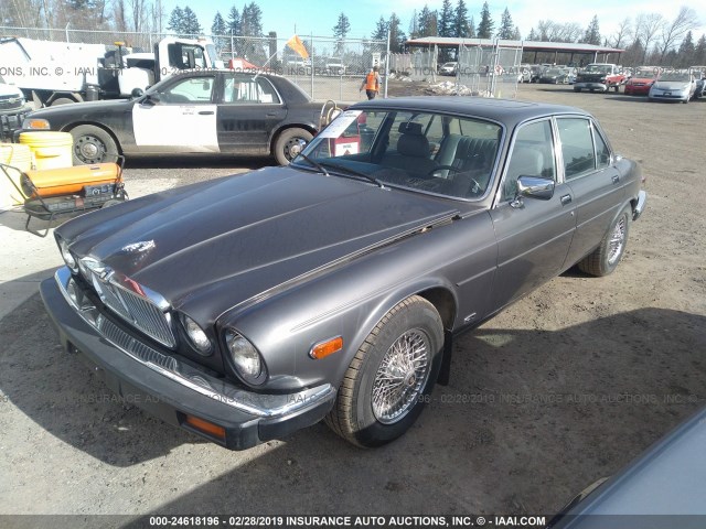 SAJAV1341GC434268 - 1986 JAGUAR XJ6 GRAY photo 2