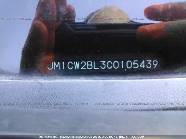 JM1CW2BL3C0105439 - 2012 MAZDA 5 BLACK photo 9