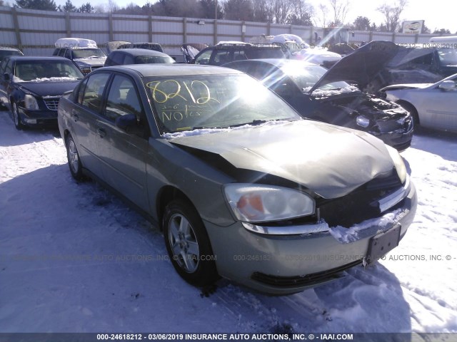 1G1ZT52835F324538 - 2005 CHEVROLET MALIBU LS GREEN photo 1