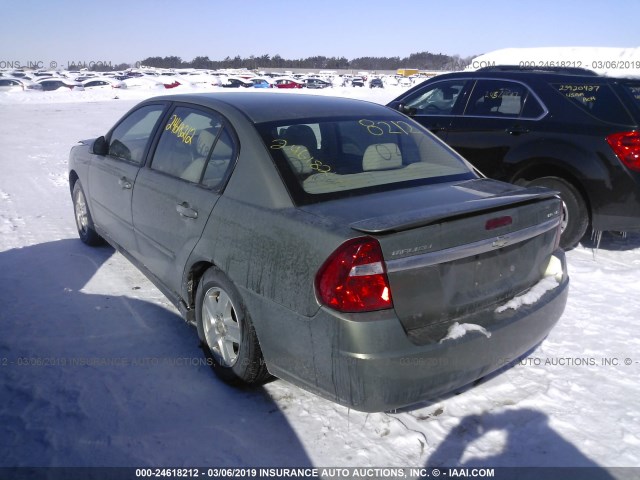 1G1ZT52835F324538 - 2005 CHEVROLET MALIBU LS GREEN photo 3