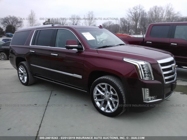 1GYS4JKJ8GR425992 - 2016 CADILLAC ESCALADE ESV PREMIUM MAROON photo 1